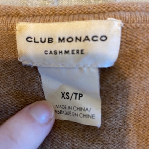 Club Monaco Cashmere Two Tone Sweater - Picture 3 of 4
